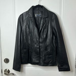 Carlo Ferre collezione leather jacket